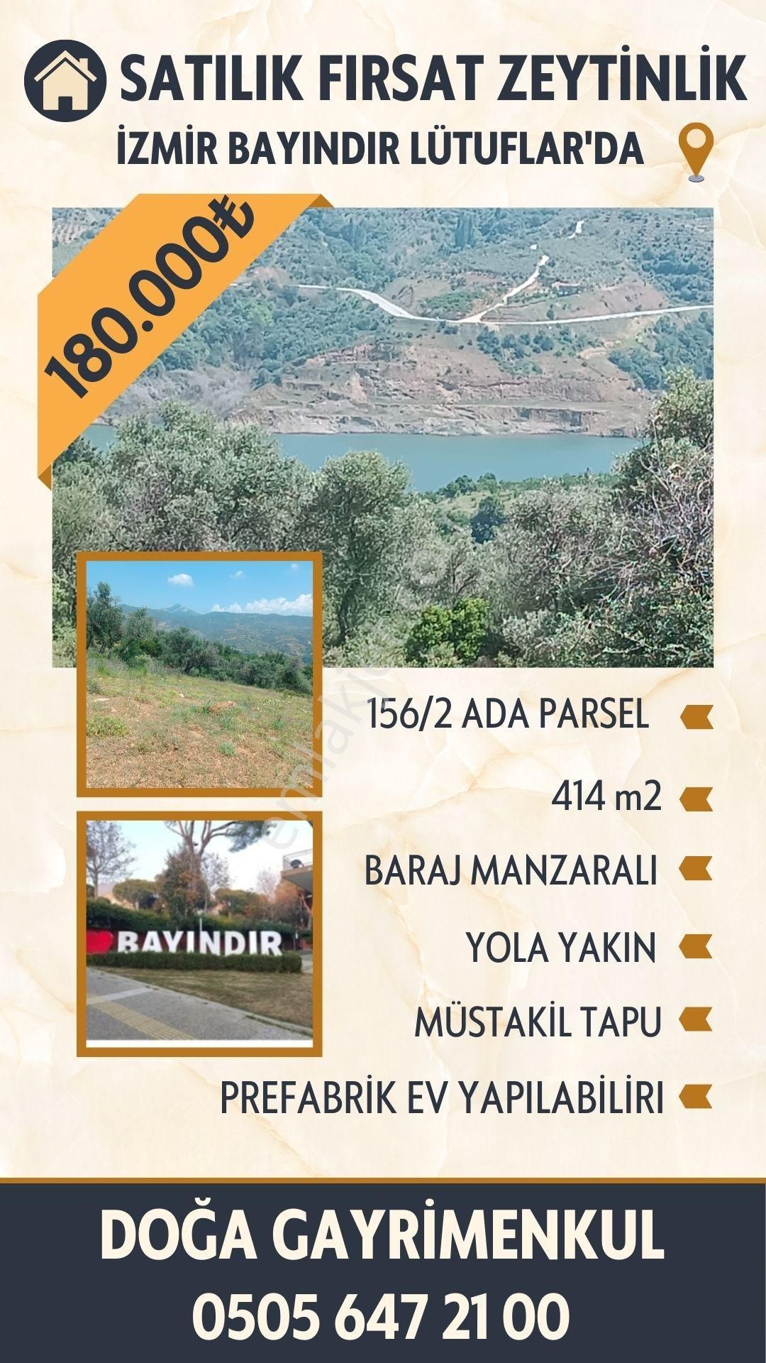 Doğa Gayrimenkul'den İzmir'de Kaçırılmayacak Baraj Manzaralı Zeytinlik - Görsel 7