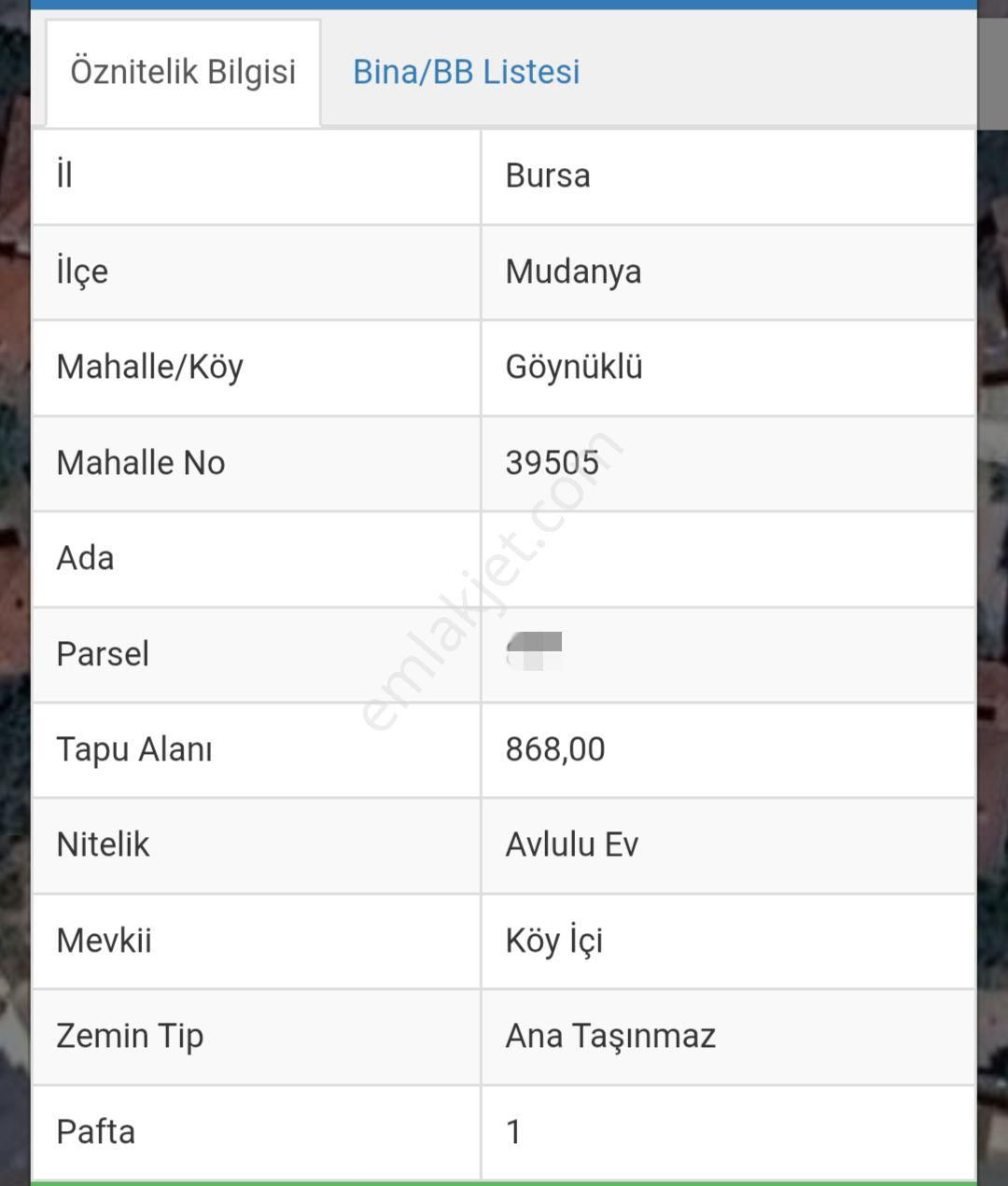 Ena Group Bursa Mudanya Göynüklü'de Önü Açık Deniz Görür 870 M2 Satılık Villalık Arsa - Görsel 2