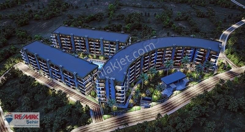 Samanlı'da Eşsiz Manzaralı, Sosyal Donatılı 1+1 Satılık Daire