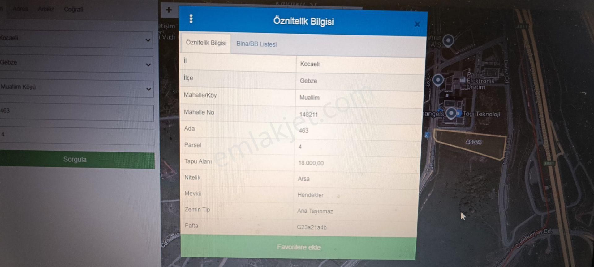 Gebze Bilişim Vadisi 1.etap Satılık Ticari İmarlı Hisseli Arsa 83m2. - Görsel 4
