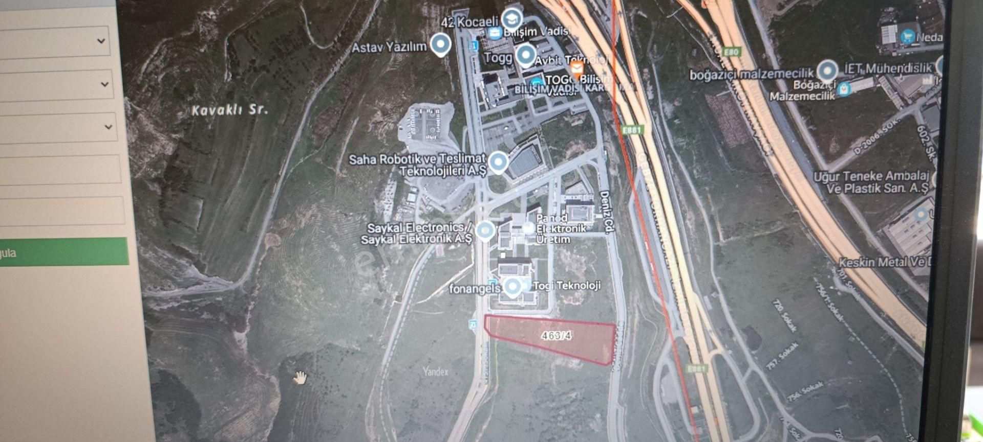 Gebze Bilişim Vadisi 1.etap Satılık Ticari İmarlı Hisseli Arsa 83m2. - Görsel 5