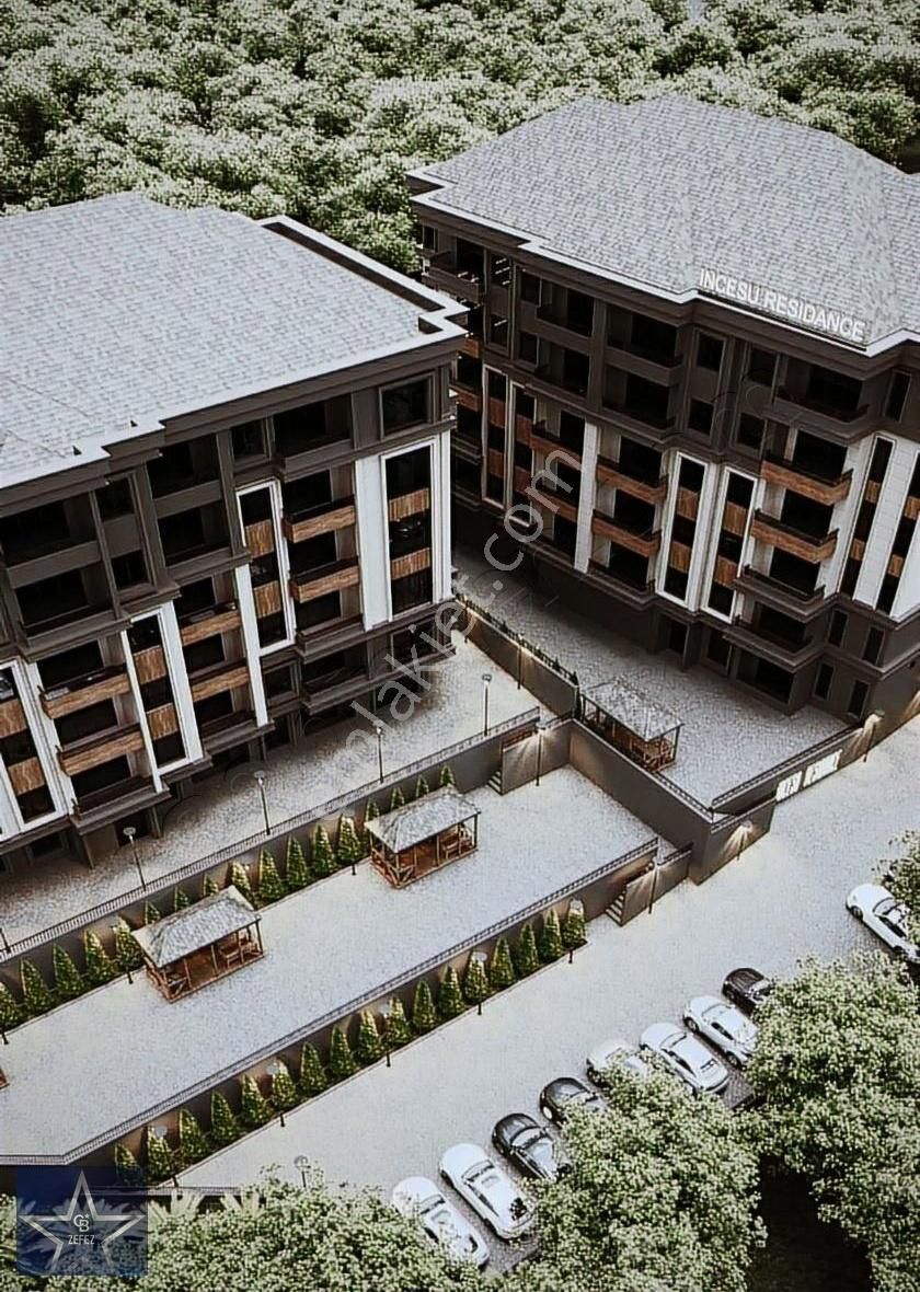 İncesu'da Projeden Deniz Manzaralı 1+1'ler