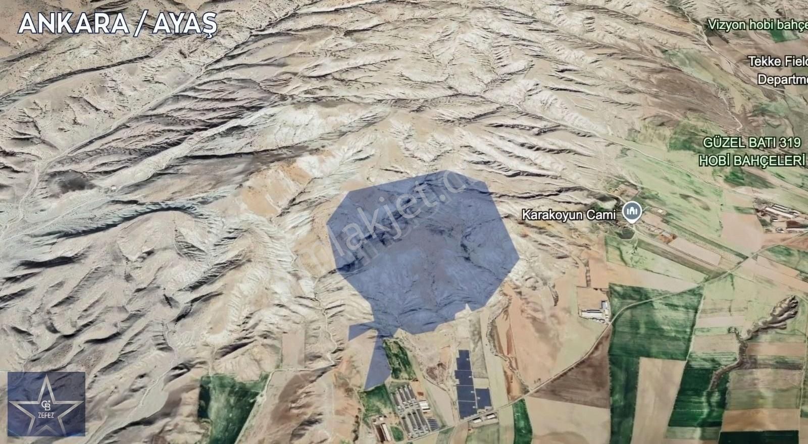 Ankara Ayaş Sinanlı Cuma'da Yatırımlık Satılık Arazi