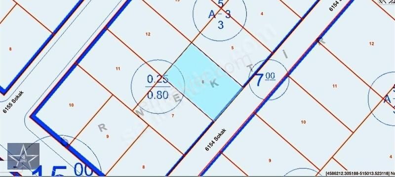 Atakum Çakırlar'da Sahile Yakın 3 Kat İmarlı Villa Arsası!