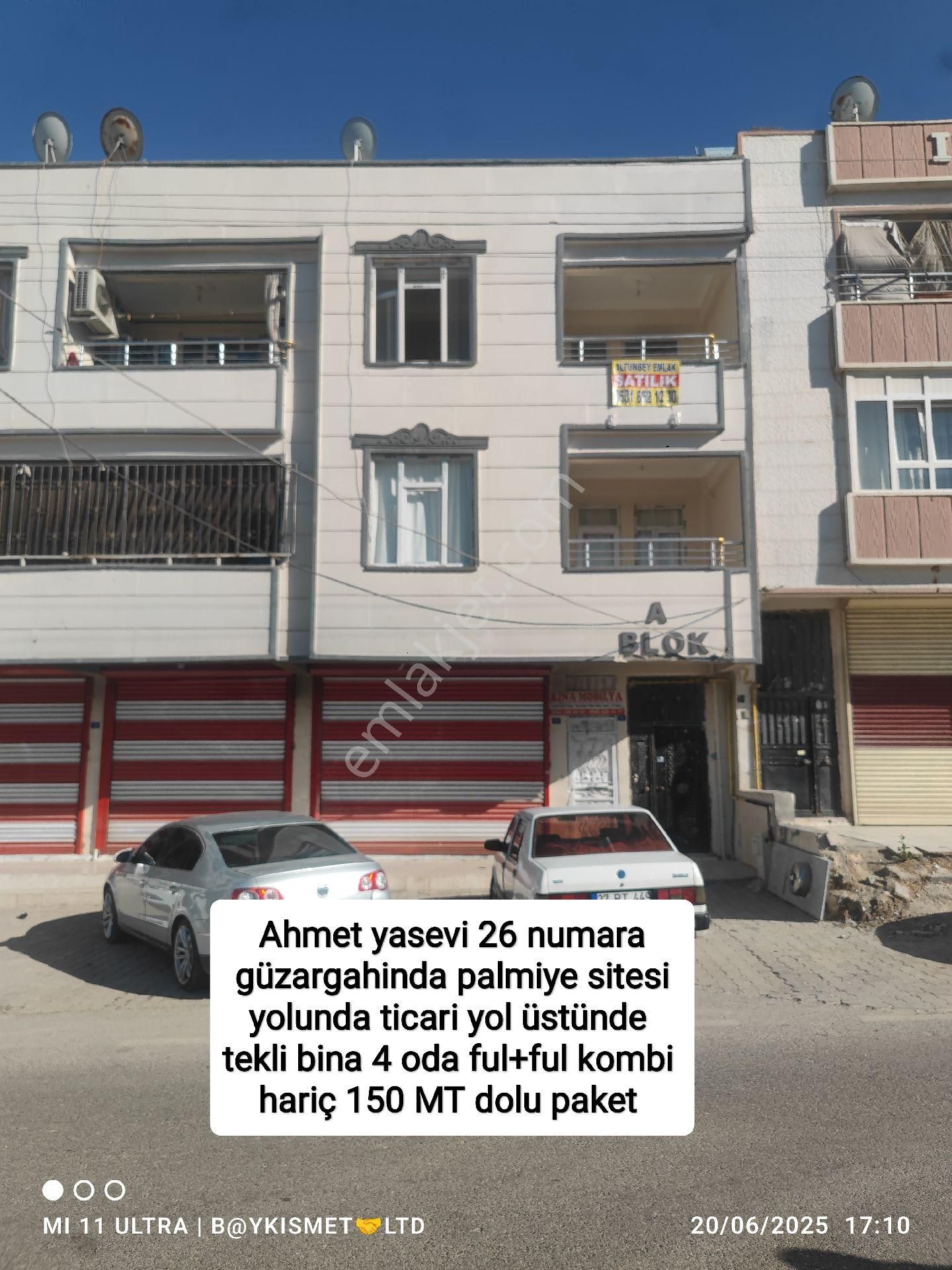 Ahmet Yasevi De 4 Odalı Tekli Bina Ful+ful 150 Mt Doğalgazlı