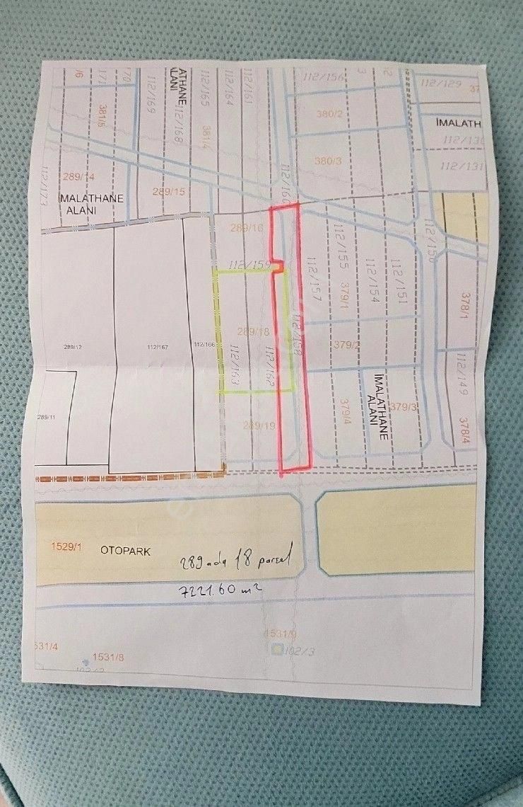 Satılık Sanayi İmarlı Arsa 7.221,60m2