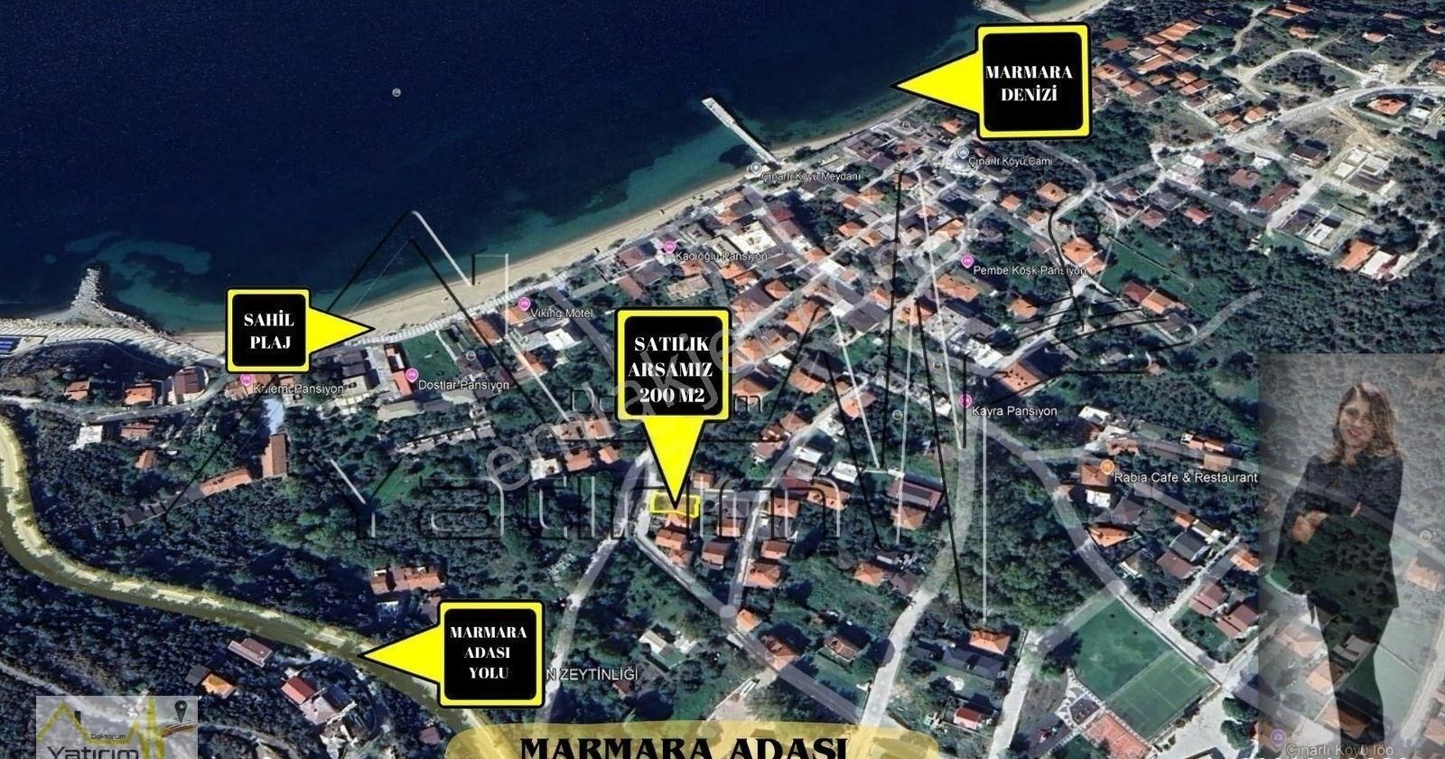 Marmara Adasında İçerisinde 5+1 2 Katlı Ev Olan Satılık Arsa
