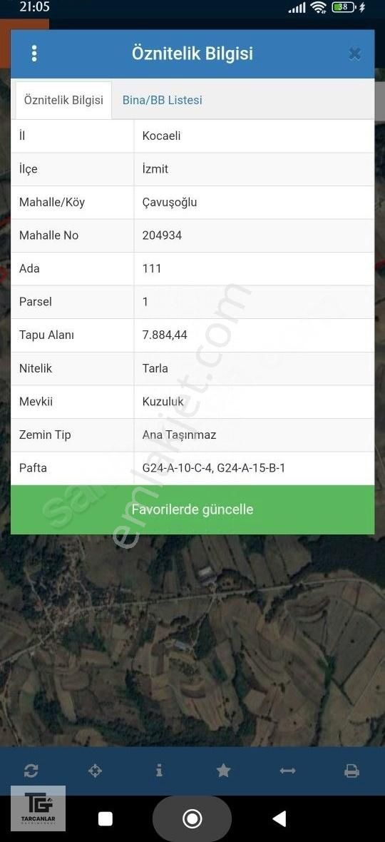 Tarcanlar'dan İzmit Çavuşoglu Köyünde Yatırımlık Kupon Tarla