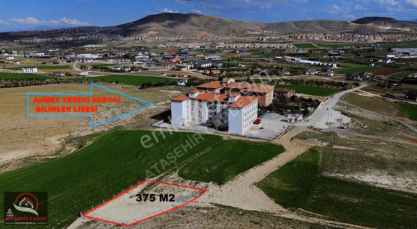 [acg]ahmet Yesevi Lisesi Arkası Kupon 375 M2 Satılık Arsa