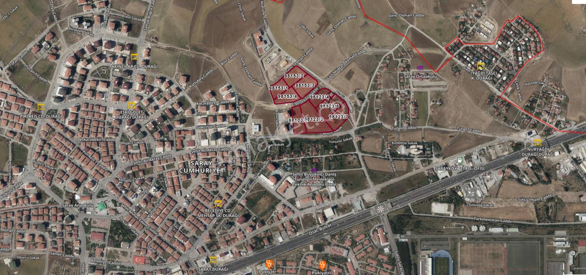 Vizyon Yatırım'dan Pursaklar Saray Bölgesinde Cadde Cepheli Okulların Arasında Yatırımlık 4+1 Getrli