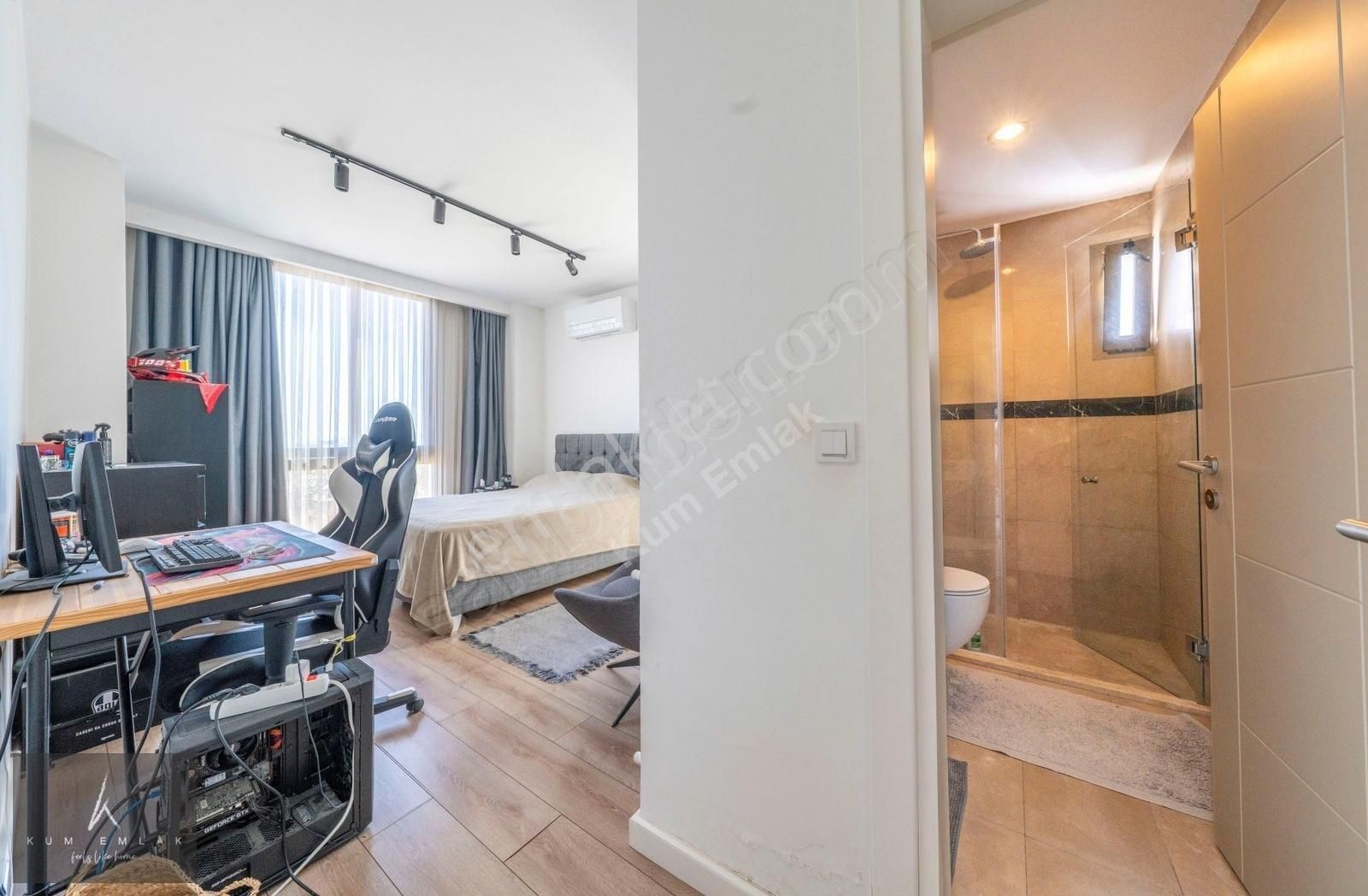 Bodrum Konacık'ta Satılık Panaromik Manzaralı Bahçe Katı Daire - Görsel 13