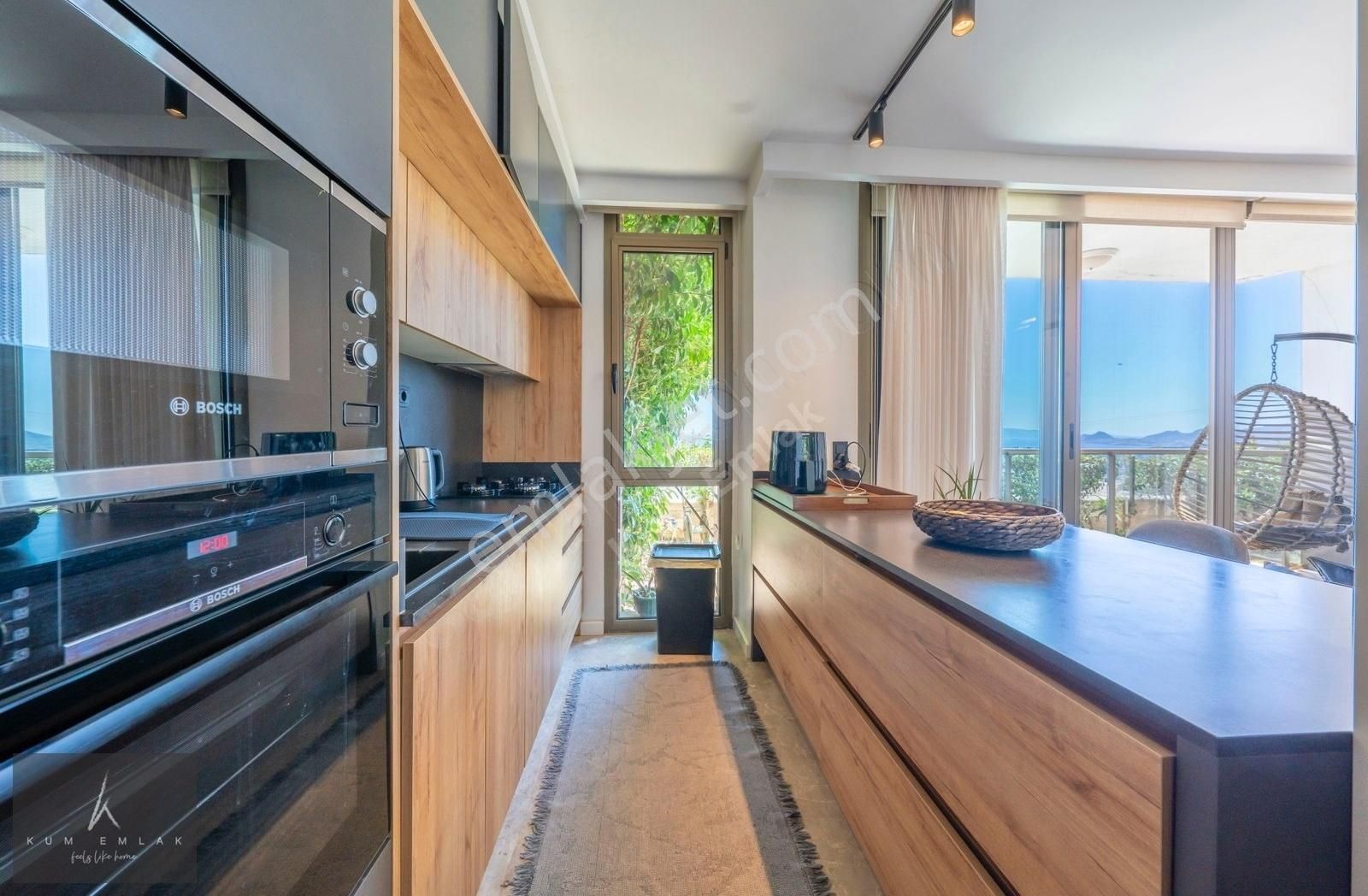 Bodrum Konacık'ta Satılık Panaromik Manzaralı Bahçe Katı Daire - Görsel 11