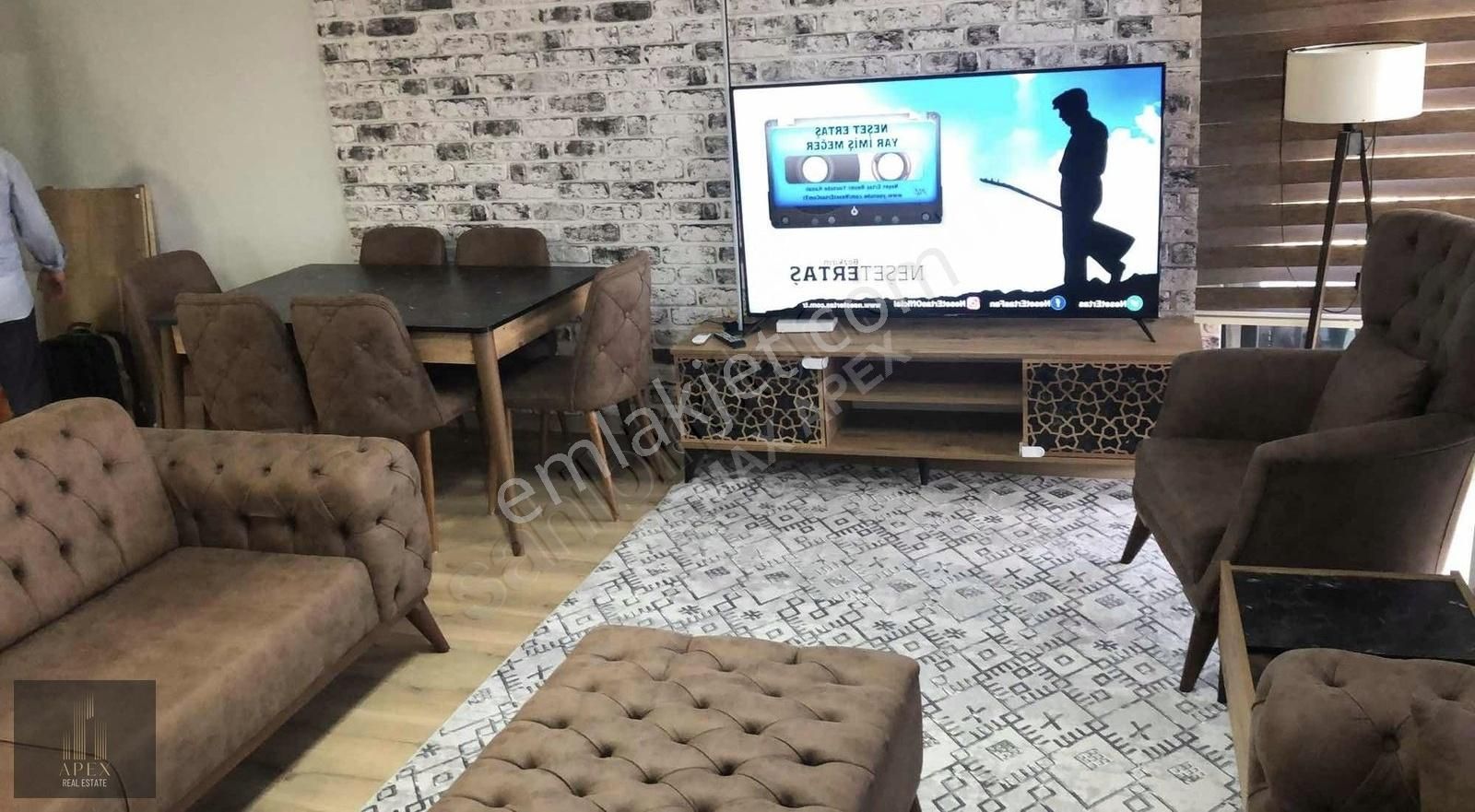 Kağıthanenin Kalbinde Şehir Manzaralı Eşyalı 2+1!