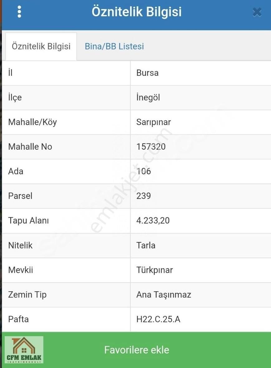 İnegöl-sarıpınar'da 4.233 M2 Satılık Tarla - Görsel 10