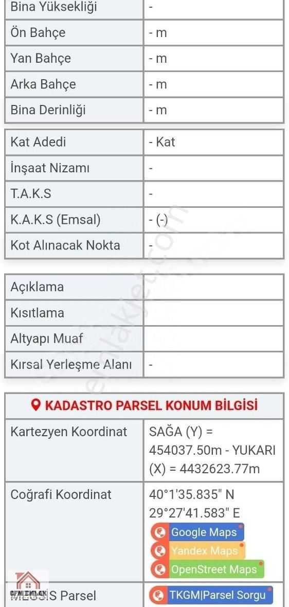 İnegöl-sarıpınar'da 4.233 M2 Satılık Tarla - Görsel 3