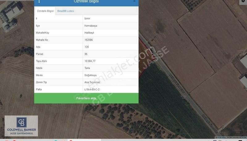 Kemalpaşa Halilbeyli Girişi Bağyurdu Osb Karşısı