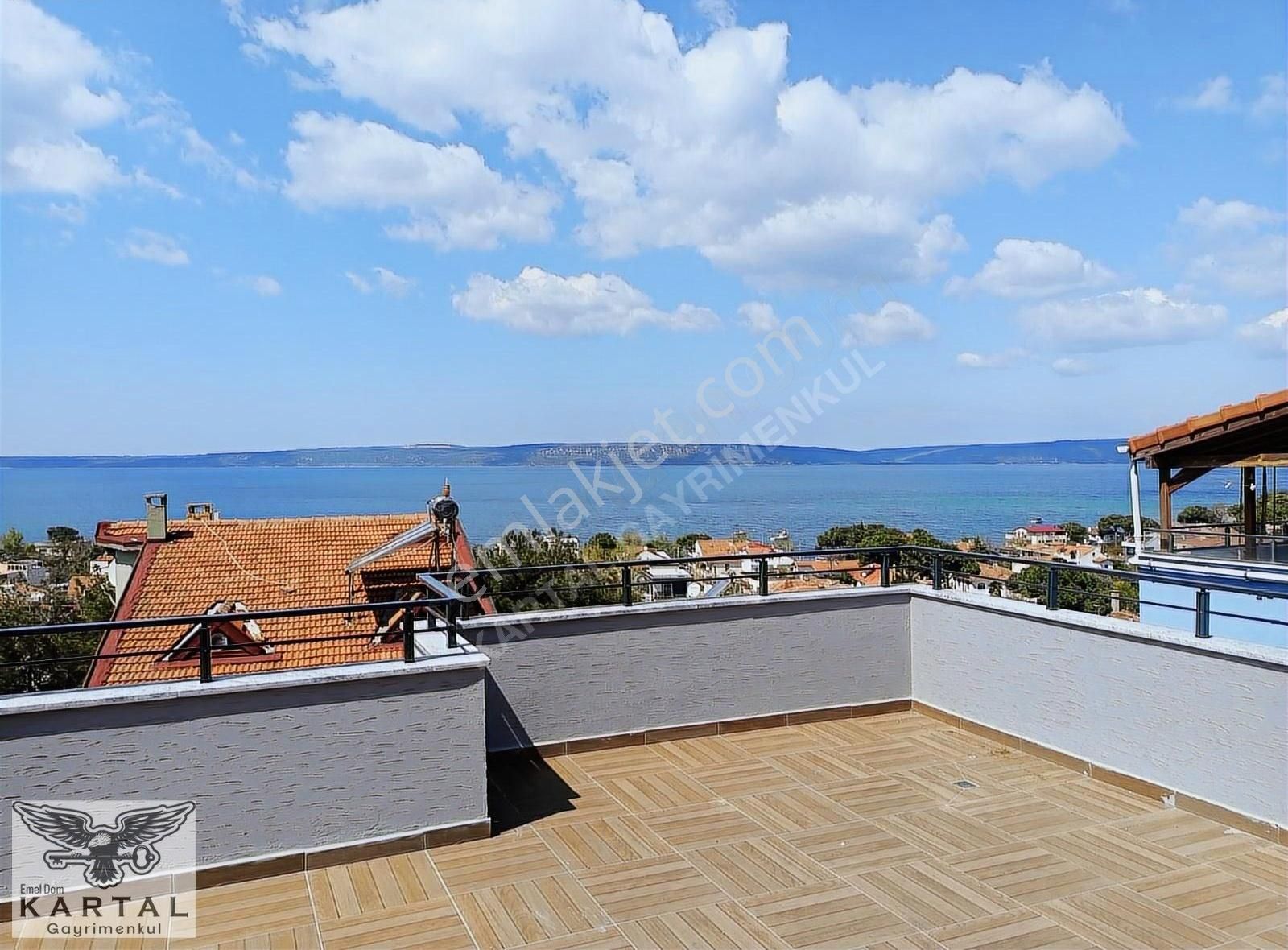 Çanakkale Merkez Güzelyalı Full Deniz Manzaralı 5+1 Lüks Villa