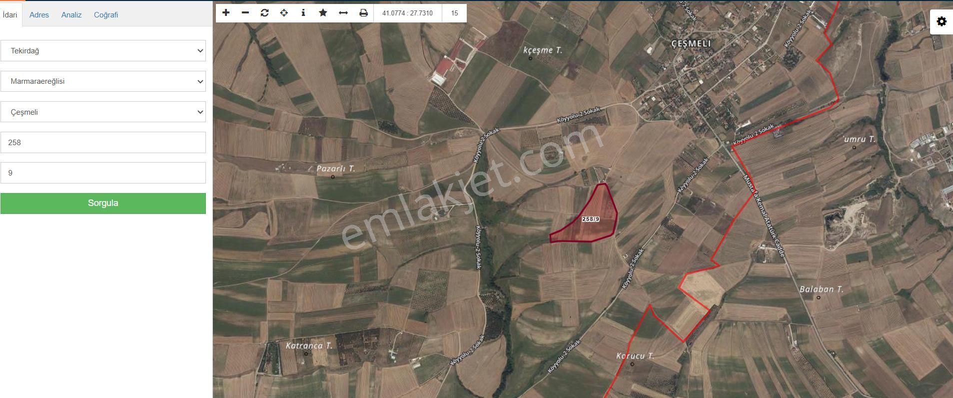 Acil Satılık Tarla