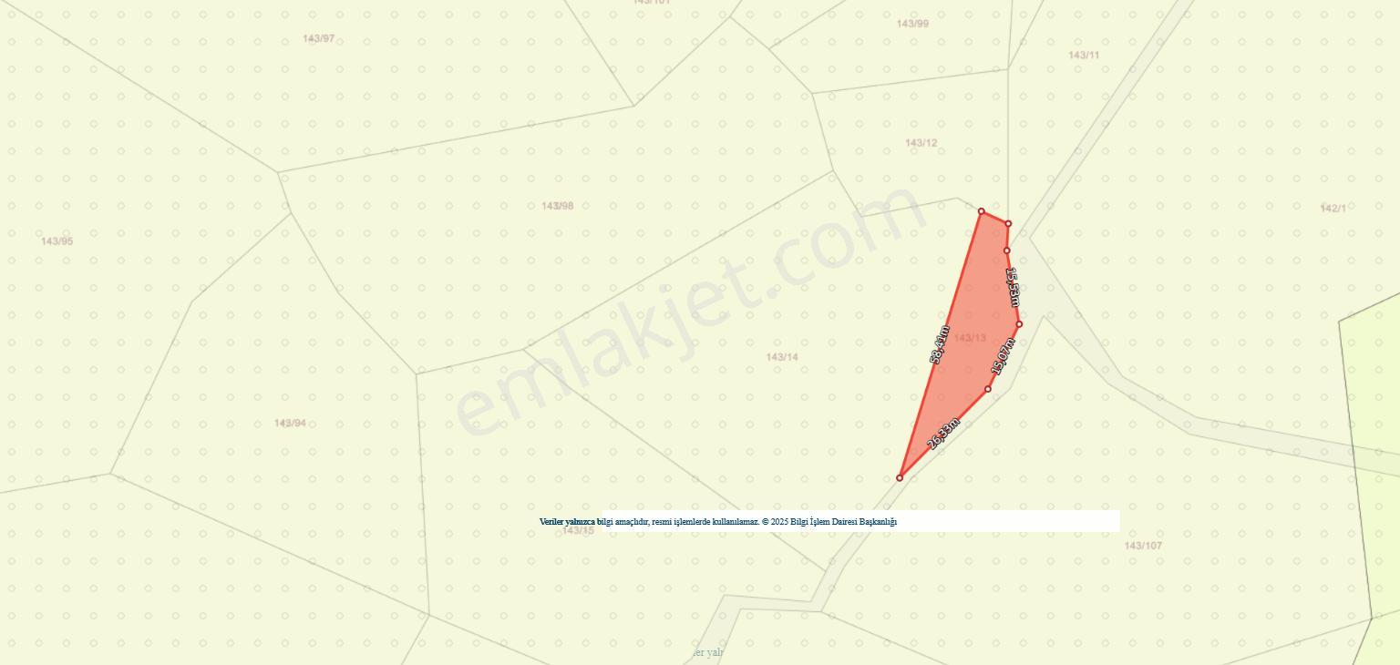 Kocaeli Karamürsel Tepeköy Satılık 4758 M2 %5 İmarlı Bahçe - Görsel 20