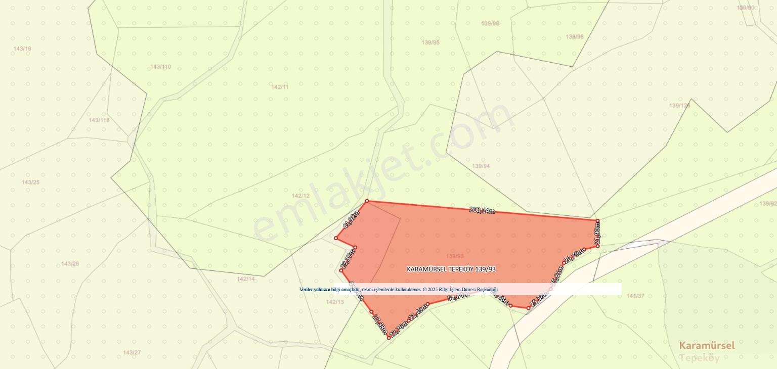 Kocaeli Karamürsel Tepeköy Satılık %5 İmarlı 29.722 M2 Bahçe - Görsel 19