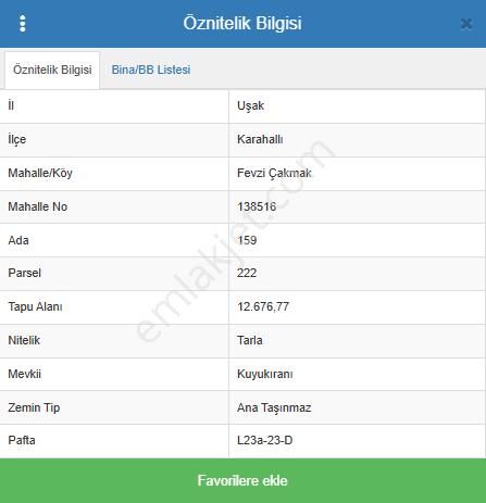 Toplam 12.676 M2 Tek Tapu Tarla Fiyat Kısa Süreliğine Düştü