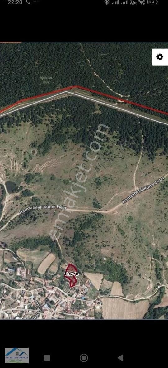 Edirne Lalapaşa Hamzabeyli Köy. 2622 M2 Müs.par. Bah. Kargir Ev
