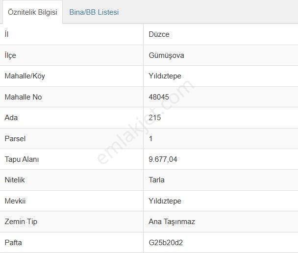Elite Gd & Düzce Gümüşova Yıldıztepe 1935 M2 Yetişkin Fındık Bah - Görsel 6