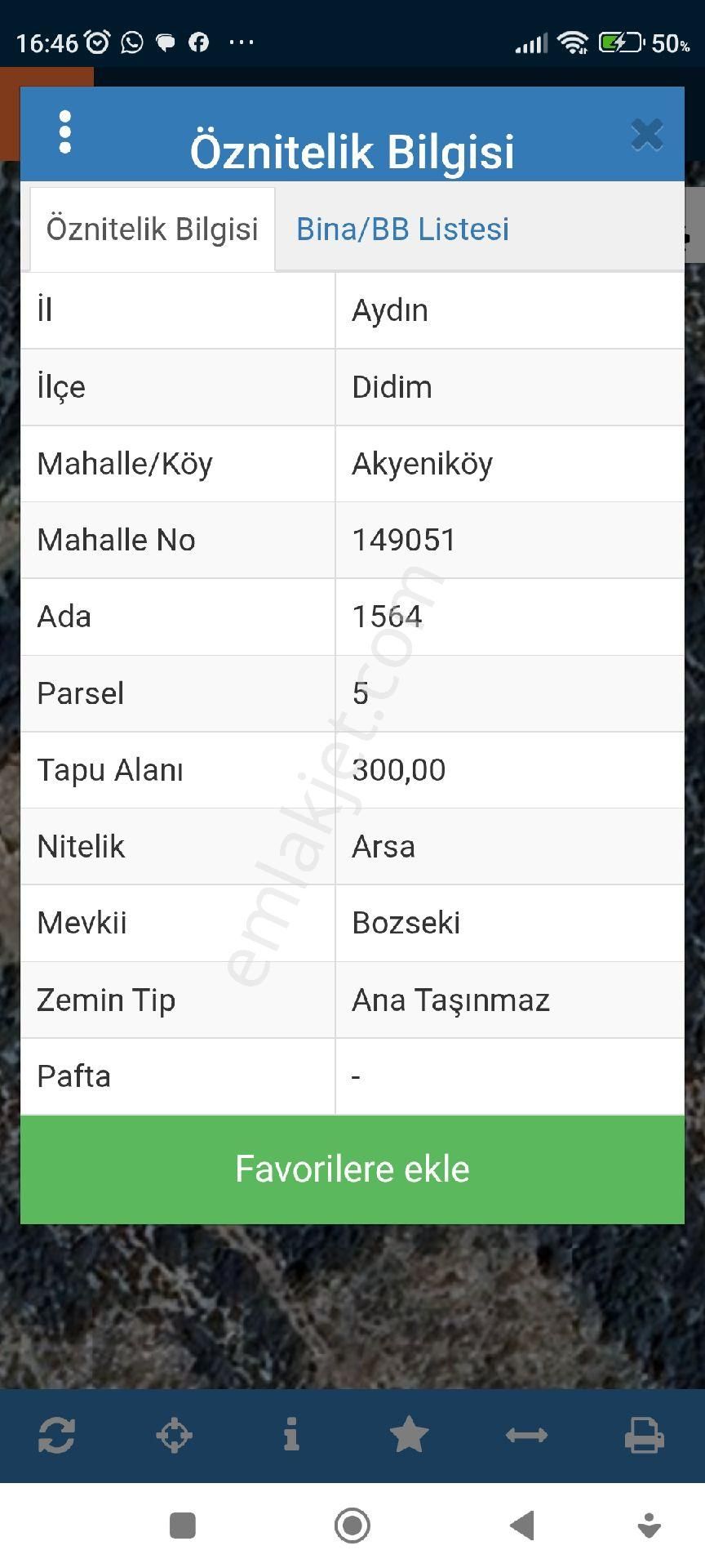 Didim Bozseki Arsası Deniz Ve Göl Görür