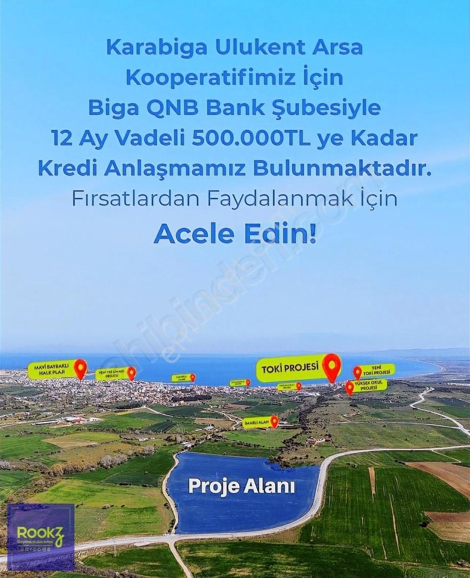 Çanakkale Karabigada Deniz Manzaralı Kooperatif Hisseleri