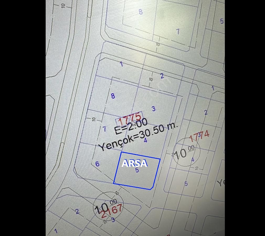 12 Dairelik 10 Kat İmarlı Emsal 2 Kullanım Alanlı Cazip Arsa - Görsel 4