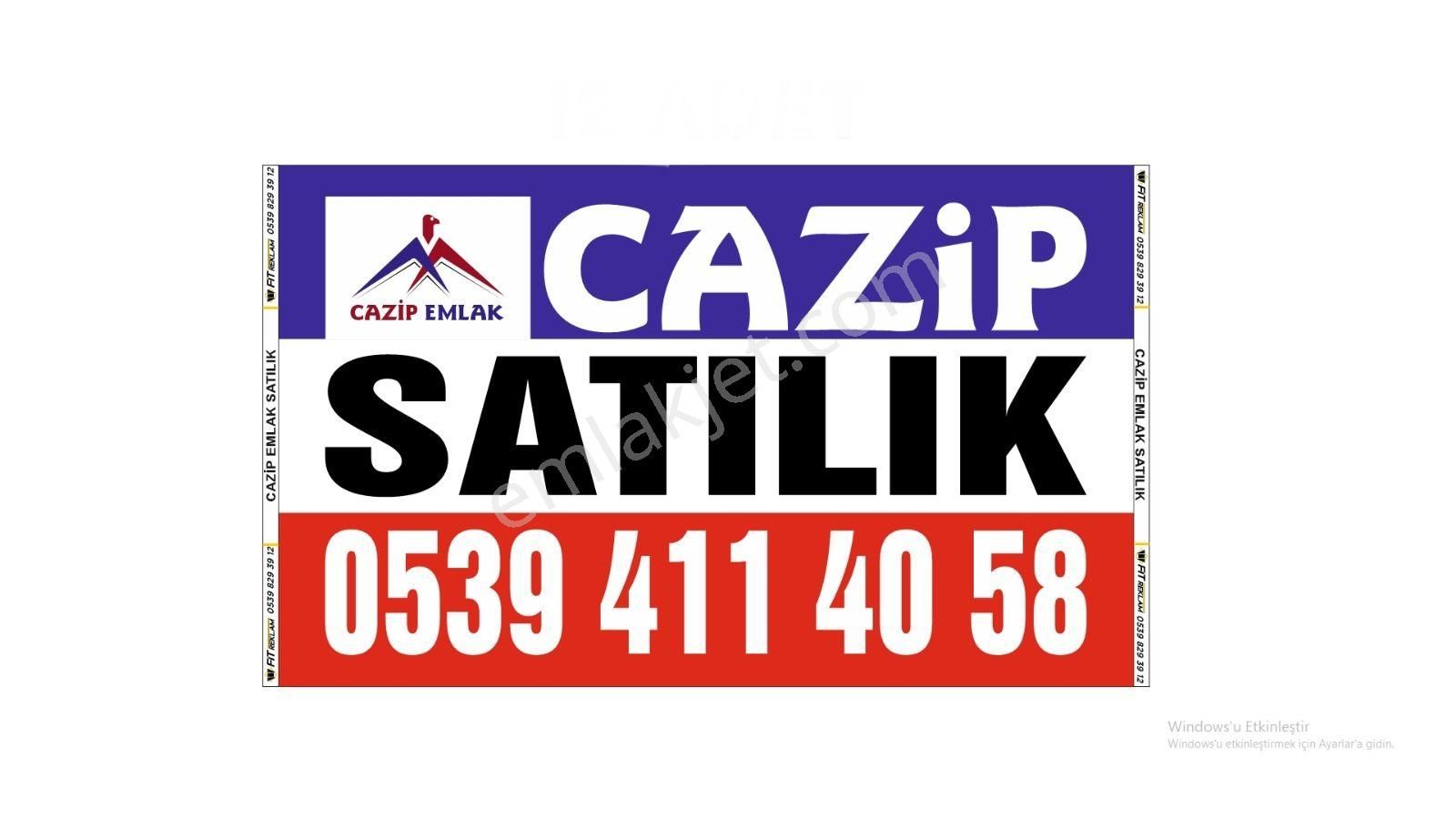 Cazip'ten Ana Yol Üzeri Tek Tapu 5 Kat İmarlı Arsa