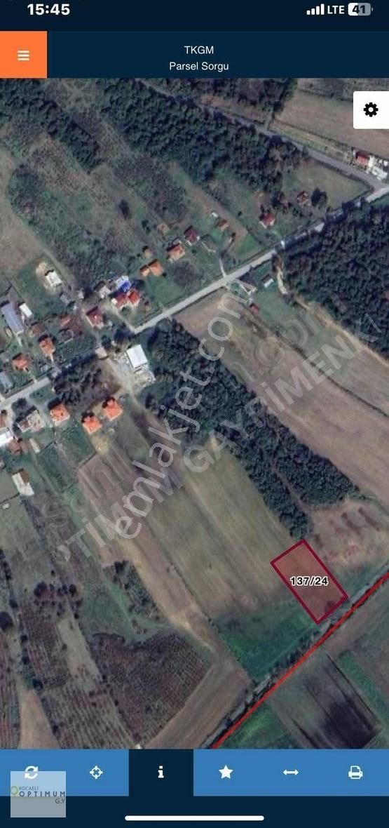 Sakarya Kaynarca Orta Köyde Satılık Arsa 2.653 M2