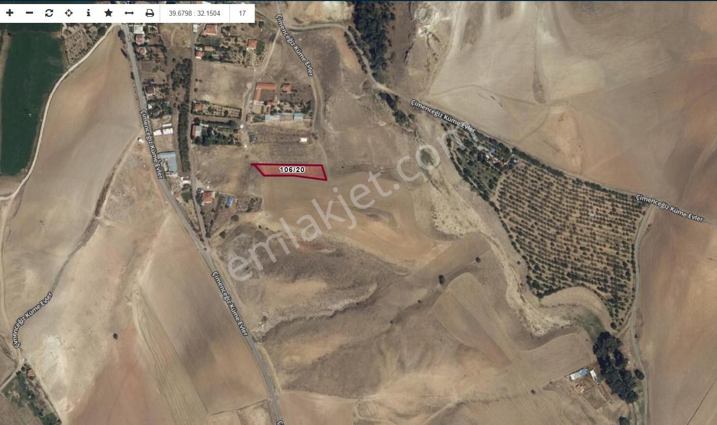 Polatlı Çimenceğiz Köyünde 1596 M2 Satılık Bağ