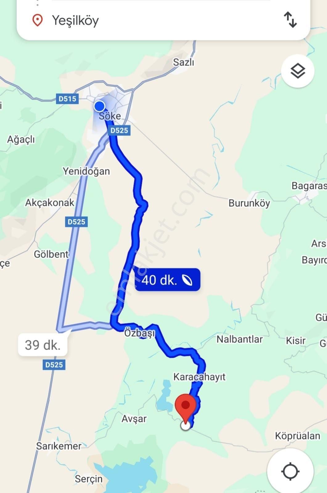 Yeşilköy Mah. Sökede Satılık Tarla - Görsel 5