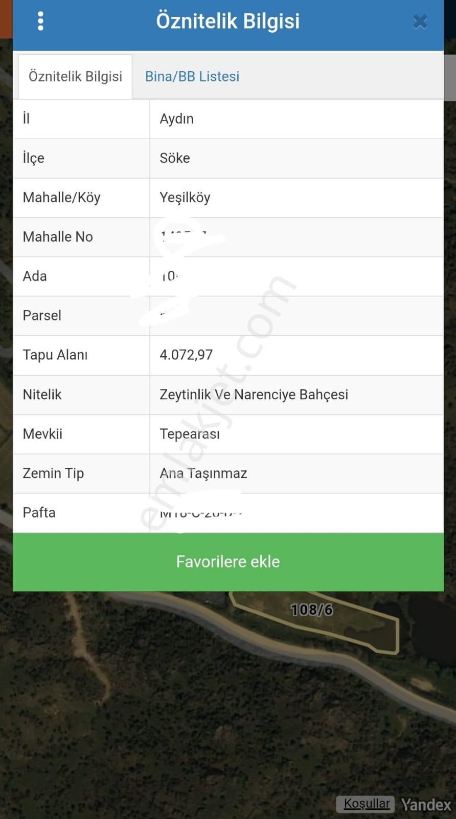 Yeşilköy Mahallesi. Sökede Satılık Bahçe - Görsel 5