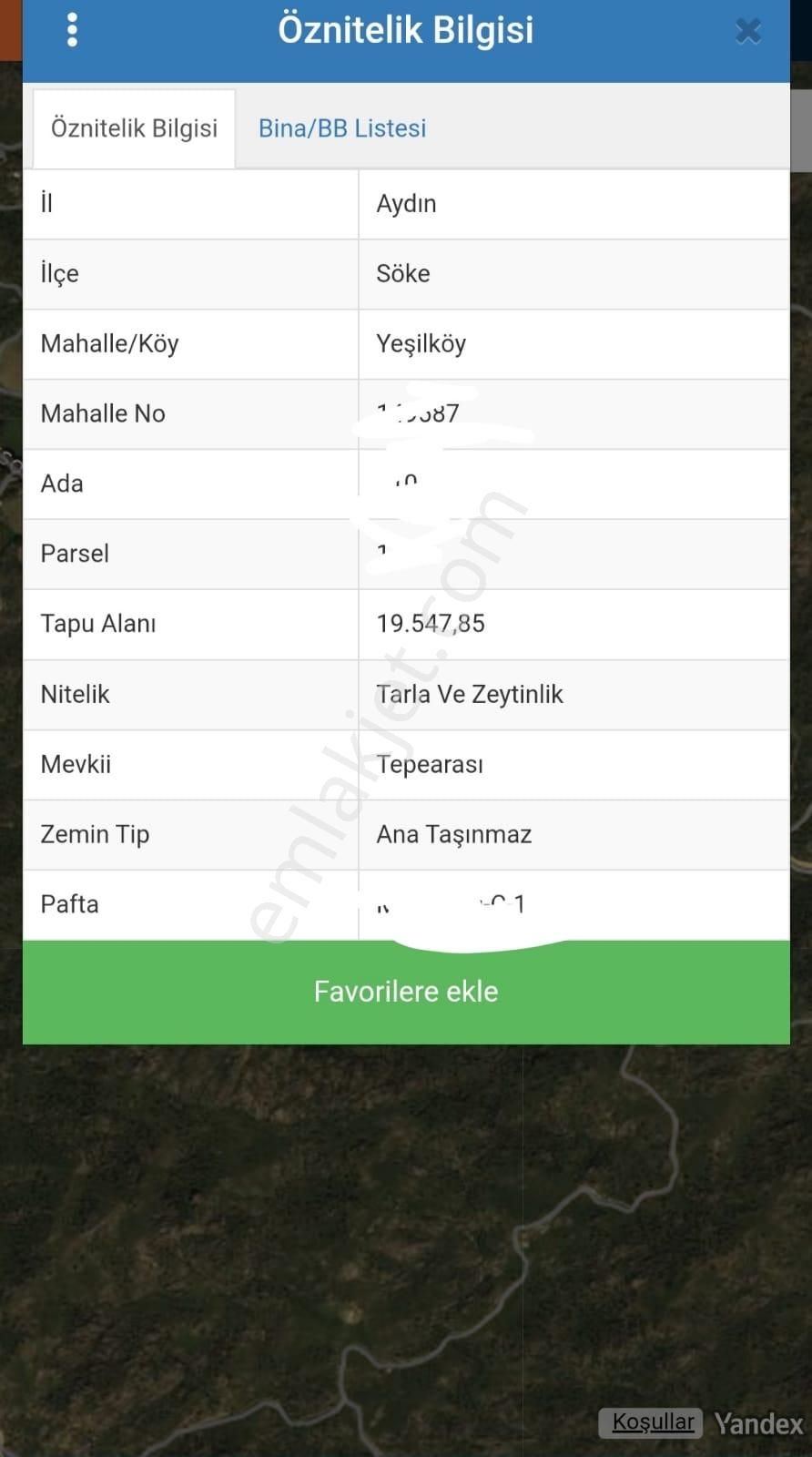 Yeşilköy Mah. Sökede Satılık Tarla - Görsel 6