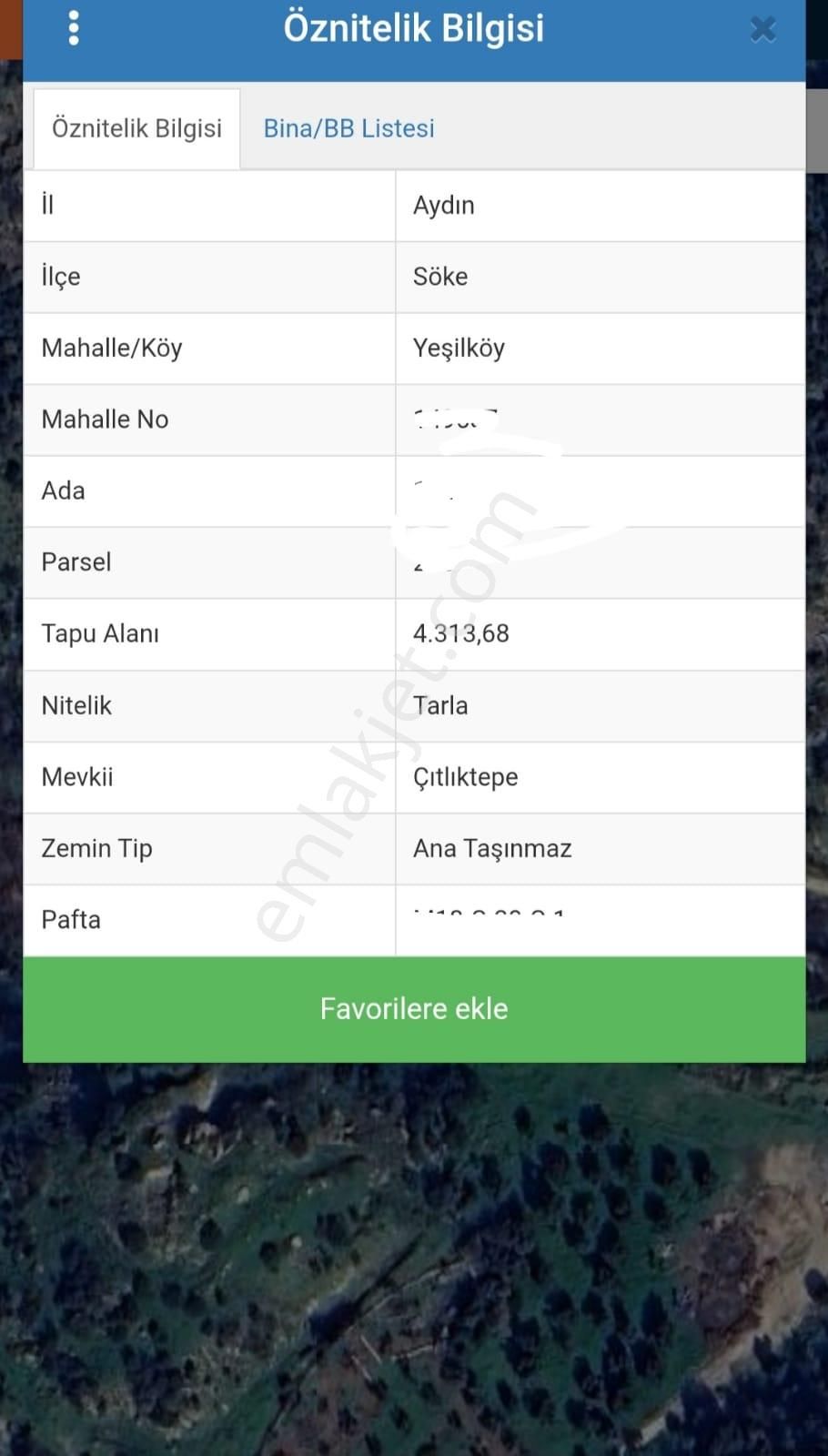 Yeşilköy Mah. Sökede Satılık Tarla - Görsel 2