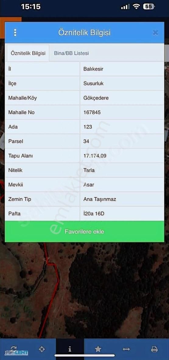 Susurluk Gökçedere'de Hazır Kurulu Ceviz Bahçesi Fırsat
