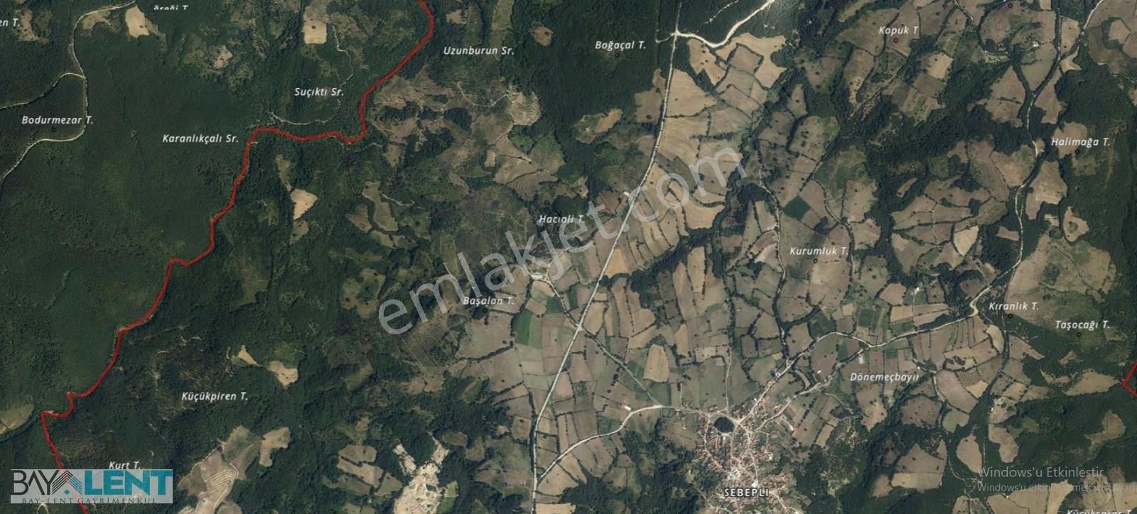 Balıkesir Gönen İlçesi Sebepli Köyünde Satılık Tarla
