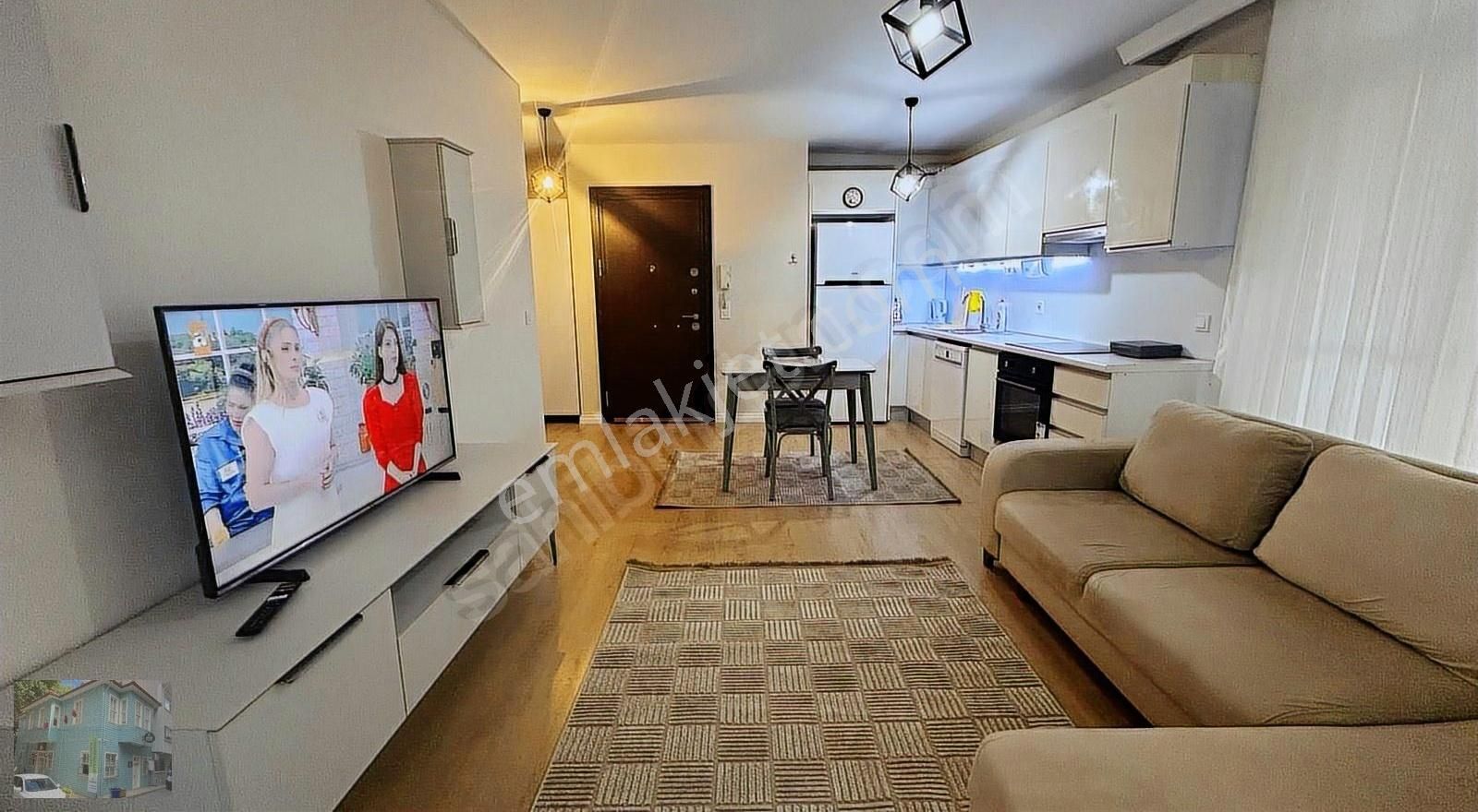 Su Sitesinde Full Eşyalı Kiralık 1+1bahce Kullanımlı Daire
