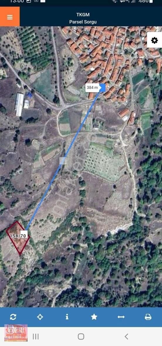 Keles/ Kocakovacık Mah.satılık Tek Tapu Arazi