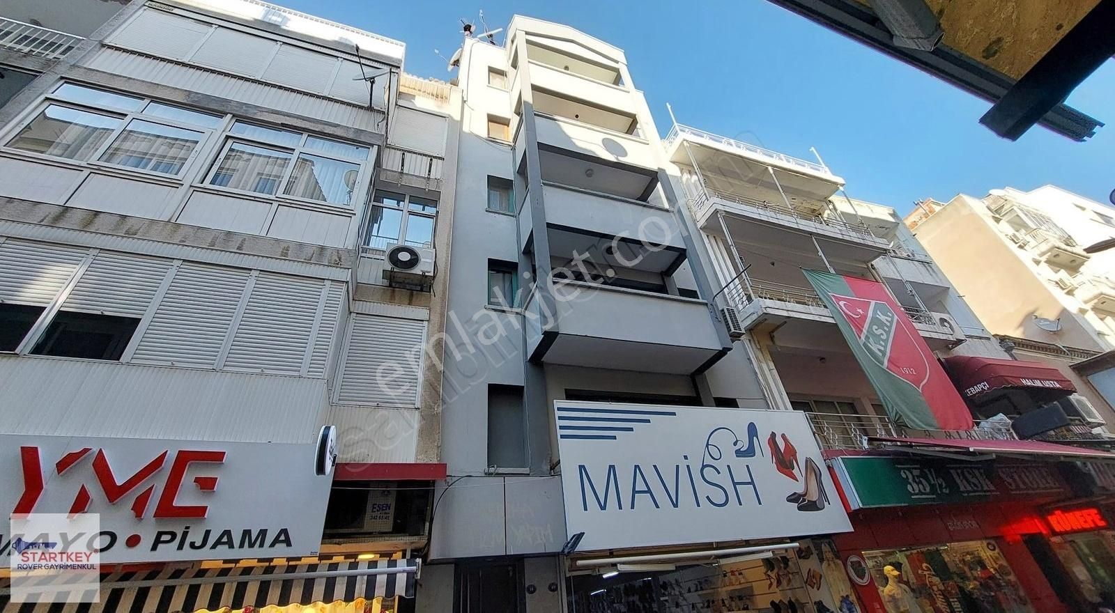 Karşıyaka Çarşı Merkezde Kiralık 2+1 Teraslı Ofis/büro