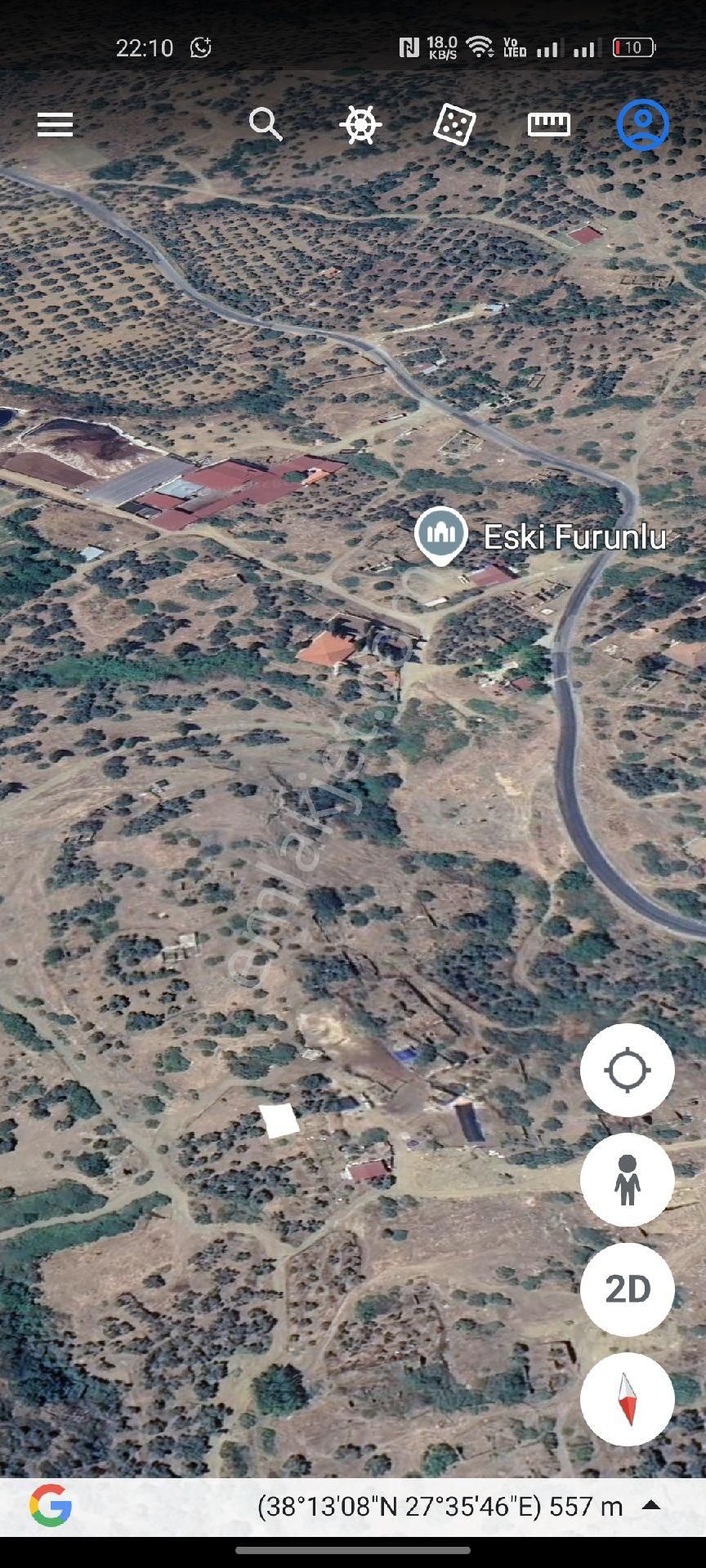 İzmir Bayındır Furunlu Köyü İmarlı Satılık Arsa