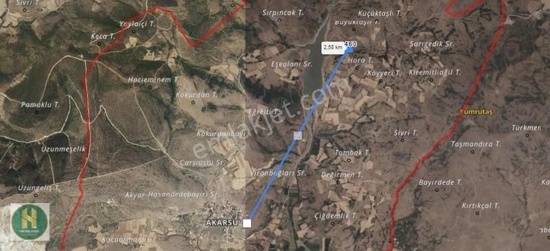 Has Real Estate Gayrimenkul 'den Akarsu Da Satılık Tarla