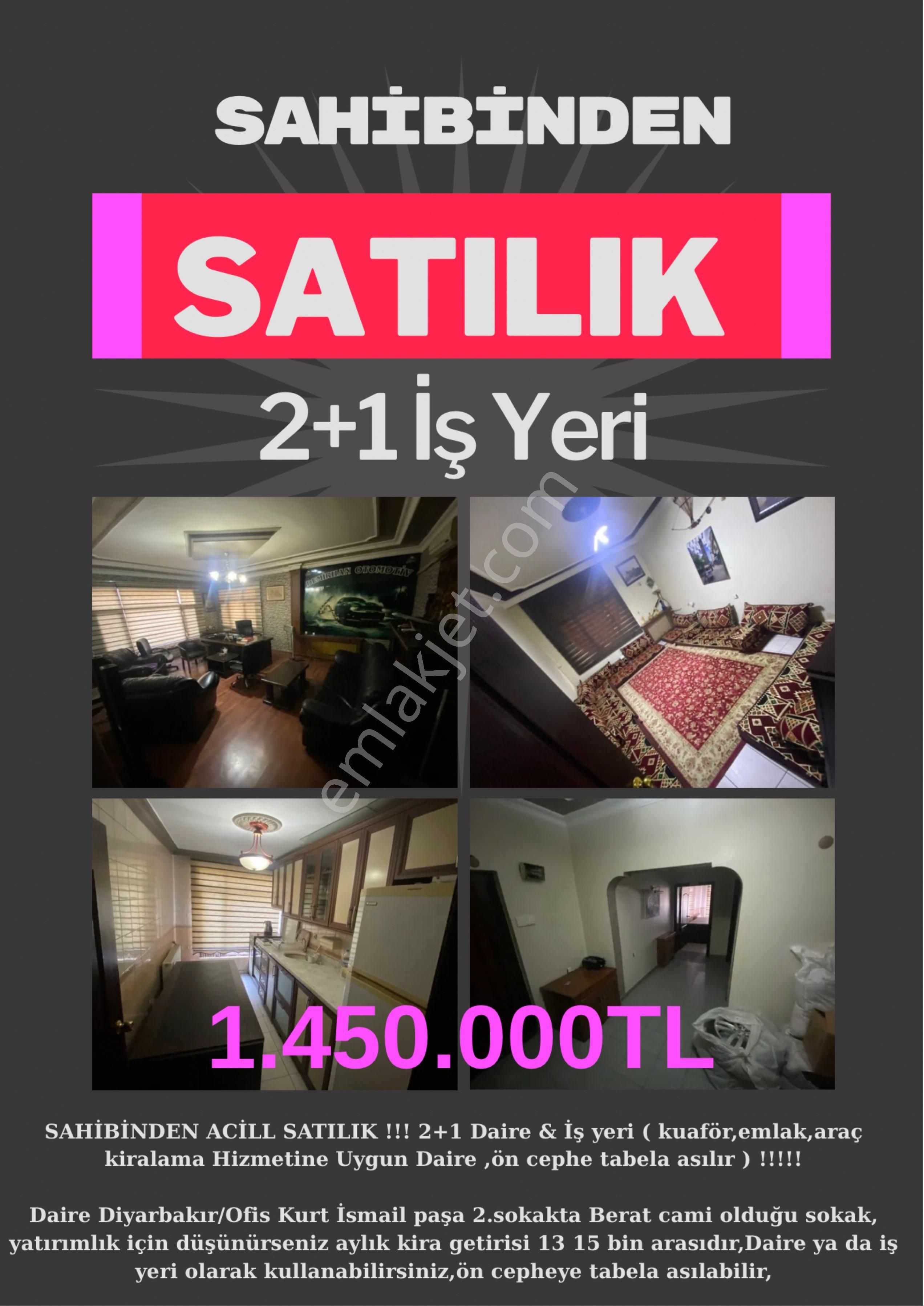 Diyarbakır Ofis’te Satılık 2+1 İş Yeri – Merkezi Konum