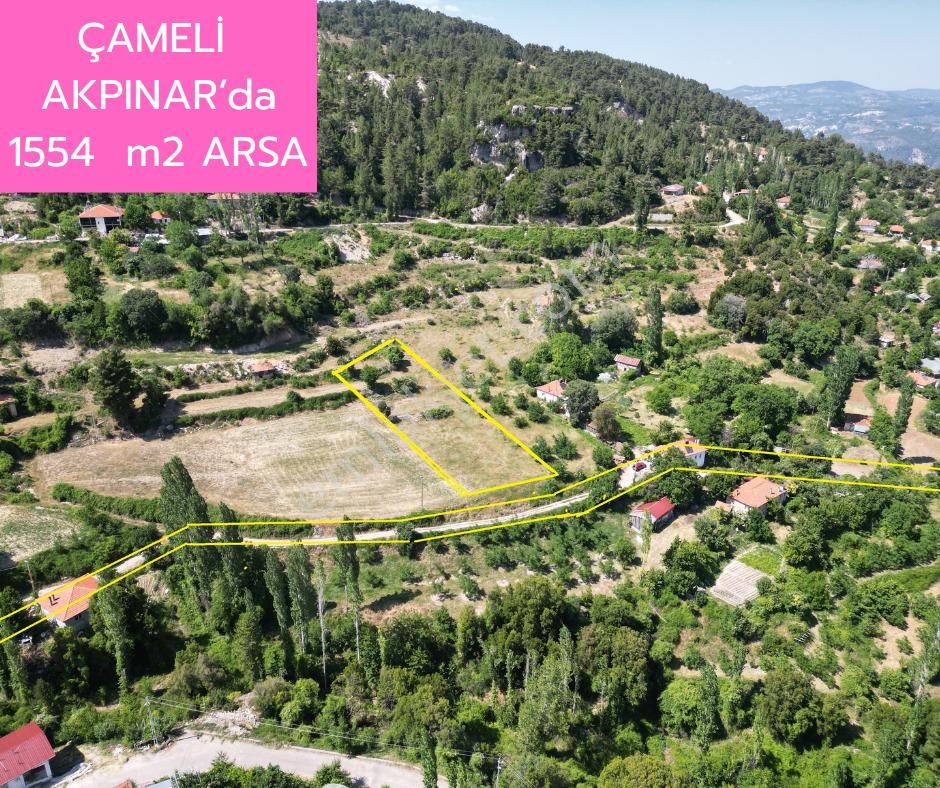 Çameli Akpınar Mahellesinde 1554 M2 Arsamız Satılıktır
