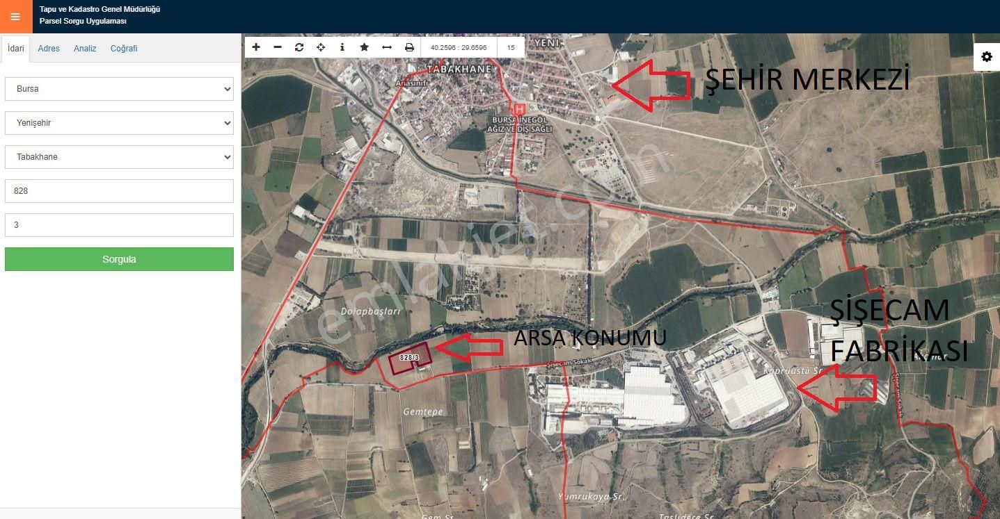 Yatırımlık Satılık Arazi – Bursa Yenişehir – 20.000 M²
