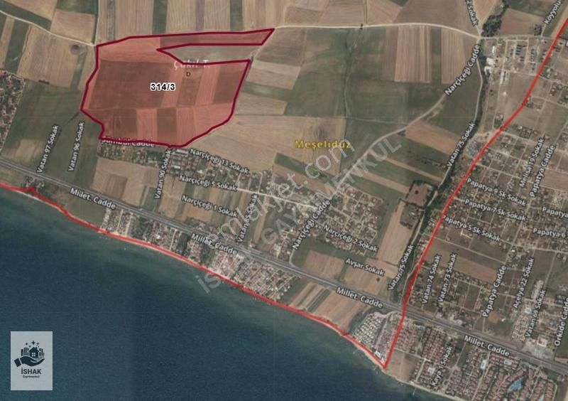 Tekrirdağ Marmaraereğlisi Çeşmelide Hisseli Tarla