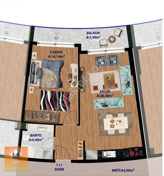 Yalıncak Atlantis Projesi Satılık 1+1 Süper Lüks Ticari İmarlı - Görsel 14