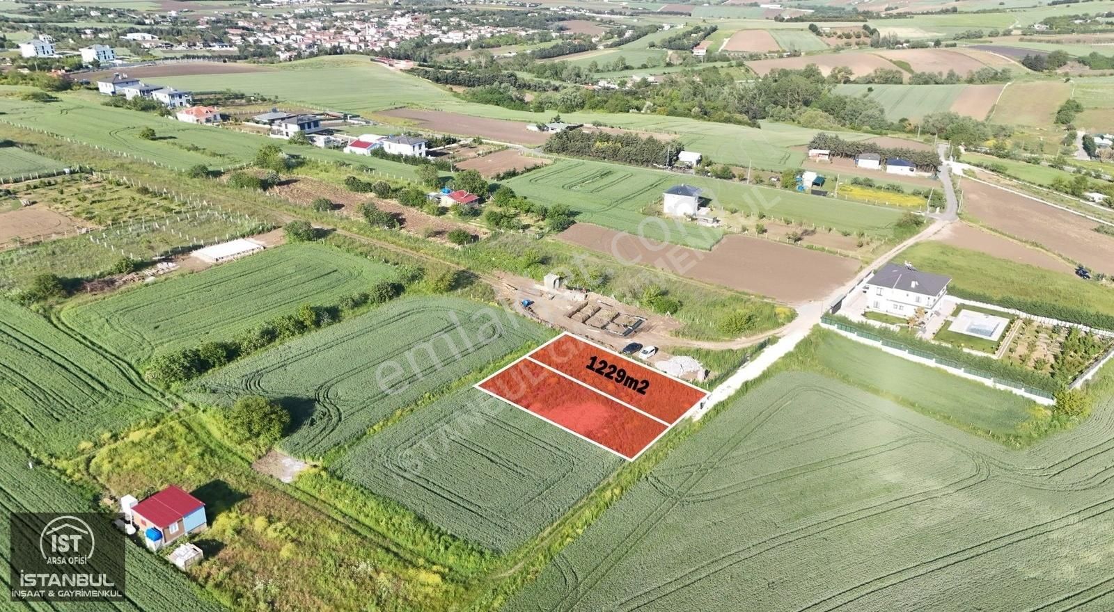 Çatalca Ova Yenice'de Yerleşim Yerlerinin Dibinde 1229 M2 Arsa - Görsel 6